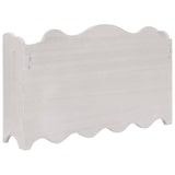 thumbnail of Décoshop26 - Appendiabiti/mensola da parete in legno bianco con 4 ganci 50x10x30 cm Legno DEC024214