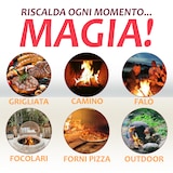 thumbnail of Allume-feu écologique et inodore pour barbecues, poêles et cheminées, lot de 32, non toxique, allumage rapide, fabriqué en Italie