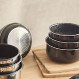 thumbnail of BERGNER Click&Cook - Set 3 pentole Ø16Ø18Ø20cm Alluminio pressato Nero con manico rimovibile