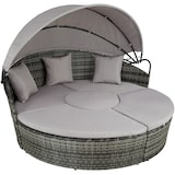 thumbnail of tectake Wicker zonne-eiland Santorini - grijs/lichtgrijs - 403281