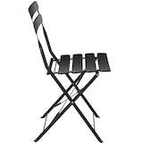 thumbnail of tectake Conjunto de mesa de bistrô Frieda, dobrável para 2 pessoas  Preto