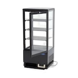 thumbnail of Maxima - Vitrine réfrigérée 78L 43cm - 3 étagères, verre sur 4 côtés, LED, serrure, régulateur de température numérique - 42.8x38.6x96 cm