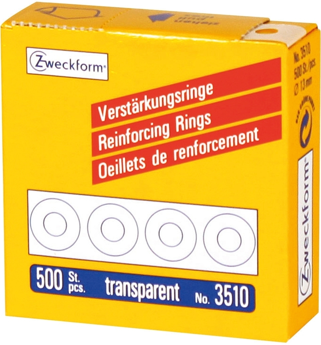 Avery Zweckform Lochverstärkungsringe transparent VE=10x500 Stück
