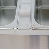 thumbnail of Romux® Kühlvitrinen für Tapas 180x39x44 cm aus Edelstahl und Glashaube mit 8 Becken GN 1/3 | Gekühlte Vitrine mit digitalem Dixell-Thermostat