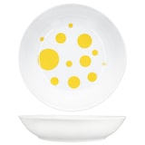 thumbnail of Pula gelb 6er Set Suppenteller 450ml Porzellan 6 Pers. tiefe Teller Pasta Punkte