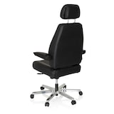 thumbnail of Arbeitsstuhl / Chefsessel 24 HOURS Leder schwarz hjh OFFICE