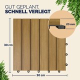 thumbnail of Casaria 66x Holzfliesen Eukalyptus 30x30cm