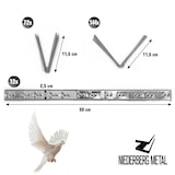 thumbnail of 6 Metros Pinchos Antipalomas de Acero - Repelente Pajaros Palomas Gatos Gaviotas