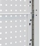 thumbnail of PROREGAL Werkzeugwand mit 3 Lochplatten | HxBxT 171x106,5x73cm | Lichtgrau
