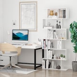 thumbnail of Homcom Estante com 6 Prateleiras para Livros  Material de Madeira 80 x 25 x1 92 cm Branco