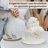 thumbnail of IvoQ Set van 2 Statafels Wit – Inclusief 2 Witte Stretchhoezen – Ø80 x 110 cm – Opvouwbaar – Partytafels voor Feest, Tuin & Event