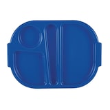 thumbnail of Olympia Kristallon petit plateau repas en polycarbonate bleu 32,2cm