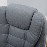 thumbnail of Massagesessel Bürostuhl ergonomisch 120x68x72 cm Dunkelgrau mit Massage und Heizfunktion, höhenverstellbar, 130 Grad Neigung, 360 Grad drehbar