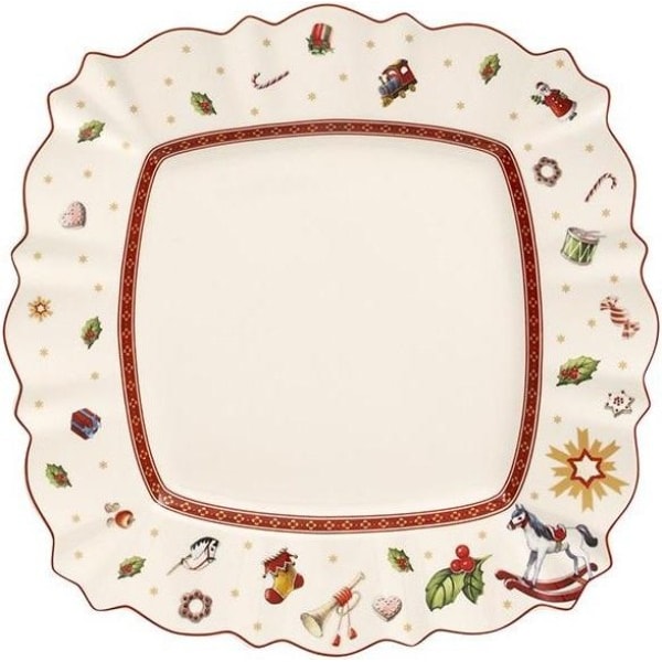 Villeroy & Boch Toy's Delight Speiseteller eckig weiß 28,5x28,5cm