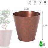 thumbnail of Prosperplast - Maceta TUBUS CORTEN 7L - 25x25x23,3cm en color Cobre