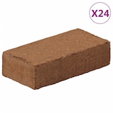 thumbnail of vidaXL Kokosvezelblokken 24 st 650 g elk 15,6 kg totaal