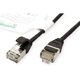 thumbnail of ROLINE GREEN F/UTP DataCenter Patchkabel Cat.6A (Class EA), LSOH, extra dun, zwart, 1,5 m