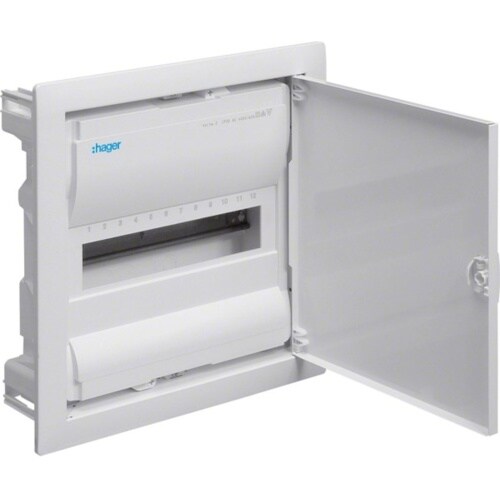Hager Volta UP-Verteiler IP30 mit Tür 12 PLE 1-reihig