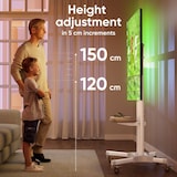 thumbnail of ONKRON Soporte TV Blanco con Altura Regulable para pantallas de 32 a 65", hasta 45 kg, VESA 100x100 a 600x400 mm, con ruedas, modelo TS1351-W Blanco