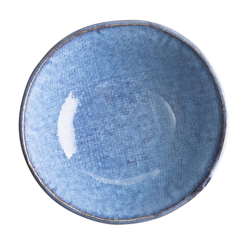Olympia Denim Blue Coupe Shells 160mm (verpakking van 6)