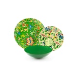 thumbnail of Excelsa service 18 assiettes La Via Della Seta porcelaine multicolore