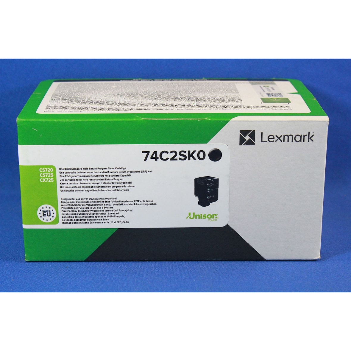Lexmark CS720 Toner Noir 74C2SK0