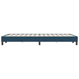 thumbnail of vidaXL Boxspringbett ohne Matratze Dunkelblau 120x220 cm Samt
