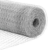 thumbnail of vidaXL Zaunpfosten Silber 100 x 1 m (25 mm Maschen) Stahl