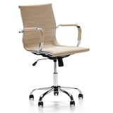 thumbnail of Sedia da Ufficio Croma reclinabile Taupe, Ecopelle, Altezza Regolabile, Design ergonomico