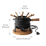thumbnail of Boska Elektrisches Fondue-Set Pro / Für Fondues aller Art / 8 Personen / Stilvolles Gusseisen / Extralanges Kabel