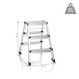 thumbnail of Escada dobrável SOLID IV alumínio hjh OFFICE