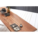 thumbnail of SAM® Esstisch Baumkante massiv Akazie natur 300 x 110 schwarz VALIN