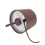 thumbnail of METRO PROFESSIONAL LED tafellamp CAURO set van 2, aluminium/polycarbonaat, Ø 11.5 x 39 cm, USB-aansluiting, dimbaar, bruin