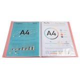 thumbnail of Exacompta Cod. 5849E - Portalistini Kreacover Pastel personalizzabile copertina in   Ppl 40 buste cristallo liscio - A4 Col. assortiti - Conf. da 10