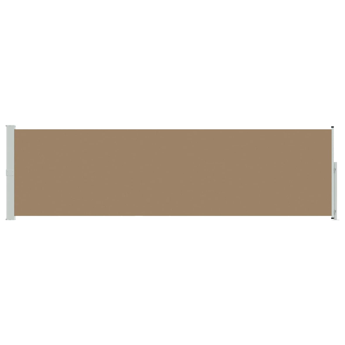 vidaXL Ausziehbares Seitenmarkise Taupe 300 x 170 cm Polyester