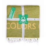 thumbnail of Benetton - Cobertor 140X190Cm 320Gsm 60% Algodão 40% Acrílico Verde e Amarelo Arco-Íris Be