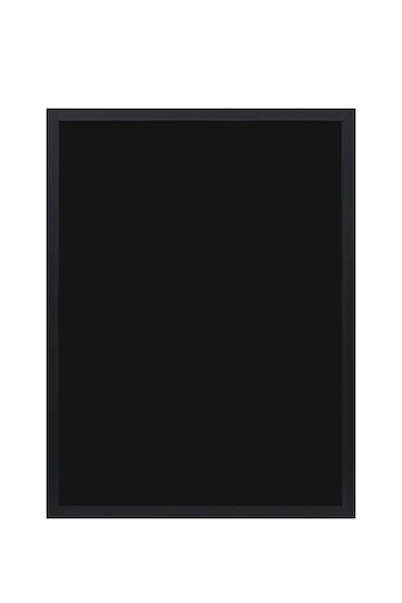 METRO PROFESSIONAL Lavagna MPCB05, 60 x 80 cm, rivestimento in melamina, nero