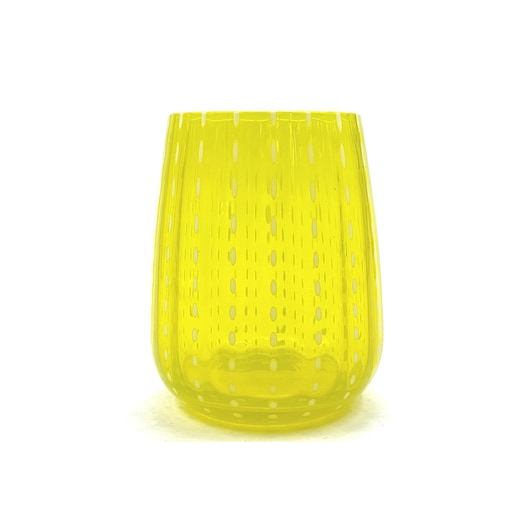 Perlage - Set 6 bicchieri acqua in vetro cl 36 giallo