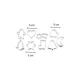 thumbnail of Lot de 9 emporte-pièces de Noël sur cintre Zenker Emporte-pièces