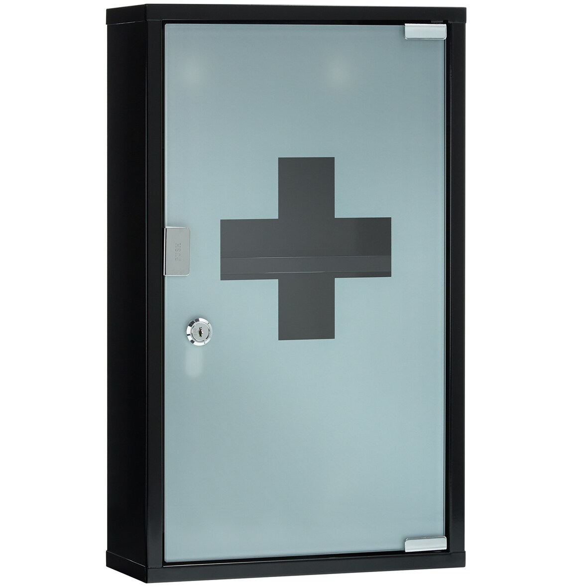 Erste Hilfe Schrank P-10202 00 30x50x12cm o Inhalt schwarz