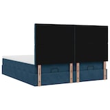 thumbnail of vidaXL Ottoman-Bett mit Matratzen & LEDs Dunkelblau 180x200 cm Samt