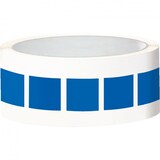 thumbnail of Aufkleber I Etikett, eckig, beschriftbar, blau, Folie, selbstklebend, 25x25mm, 100/Rolle