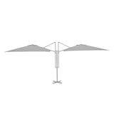 thumbnail of METRO PROFESSIONAL Guarda-sol duplo quadrado, aço, 2.5 x 2.5 m, repelente de água, prata/platina