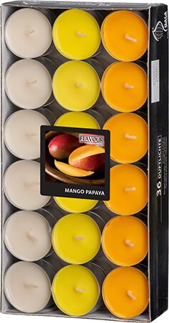 288 Stück Duftteelichter, Mango-Papaya, Ø 38 mm · 17 mm,  Flavour