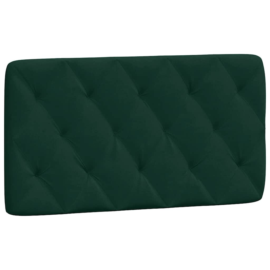 vidaXL Kopfteil-Kissen Dunkelgrün 100 cm Samt