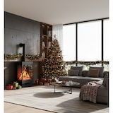 thumbnail of Chemin'Arte Chimenea eléctrica de pie Majestic con conducto decorativo – Efecto llamas LED 3D – 297