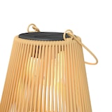 thumbnail of Outsunny Conjunto de 2 Candeeiros Solares de Exterior de Vime Suspensas com Ligação e Desligamento Automático IP44 Castanho