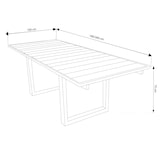 thumbnail of BS COM Tavolo in Teak Allungabile 180/260x100 180x100x75 cm Marrone