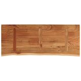 thumbnail of vidaXL Tischplatte 110x40x2,5cm Rechteckig Massivholz Akazie Baumkante