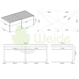 thumbnail of Weide Deluxe Plus | Wand Pergola | Voll Aluminium | 4 x 8 M | Lamellendach anthrazit